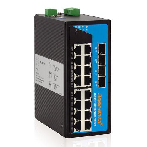 unmanaged ethernet switch / industrial / gigabit Ethernet / 20 ports