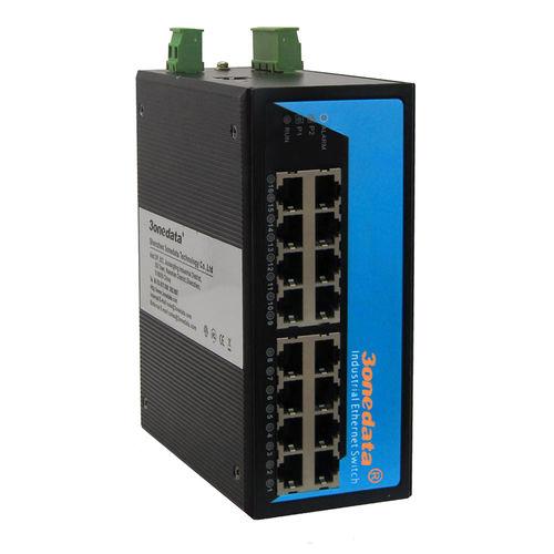 managed ethernet switch / industrial / gigabit Ethernet / 16 ports