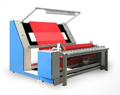 fabric inspection machine with roll or plaiter / with platform / for stretch fabric