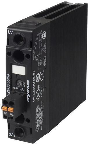 solid state relay with heatsink / power / DIN rail / panel-mount