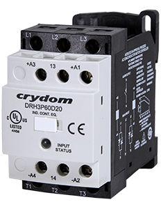 solid-state contactor / AC output / three-phase / DIN rail