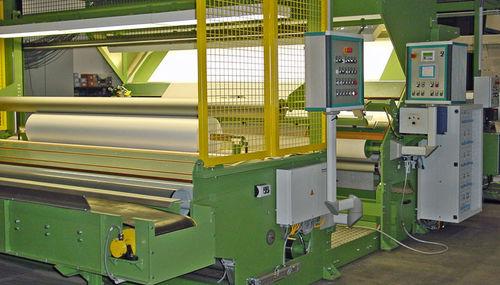 fabric inspection machine with roll or plaiter