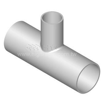 reducing fitting / weld / T / stainless steel