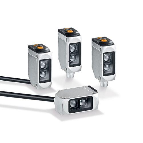 photoelectric sensor with background suppression / for food industry applications