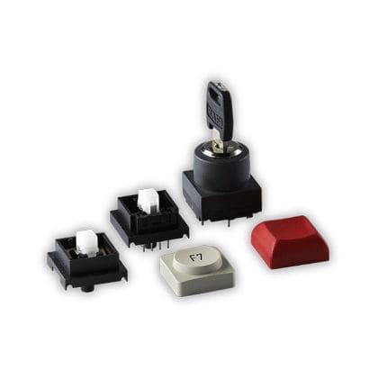 Hall effect switch / key lock / single-pole