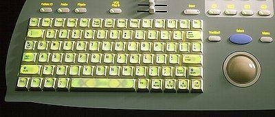 desktop keyboard / with trackball / custom / industrial