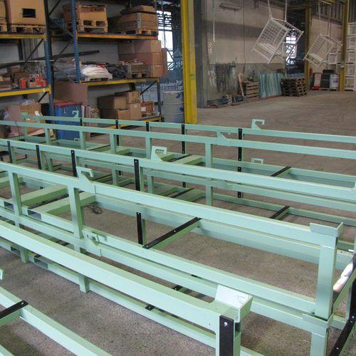 storage transport rack / for profiles / extra-long