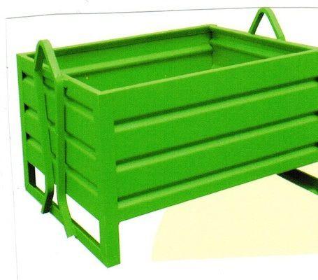 stackable sheet metal container