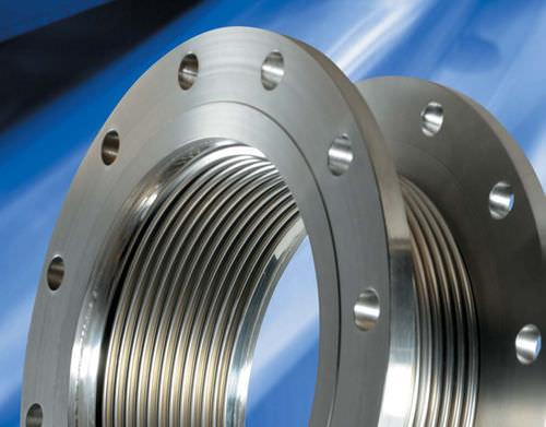 axial pipe expansion joint / metal / for air conditioning