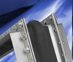 rubber pipe expansion joint / for air conditioning / rectangular