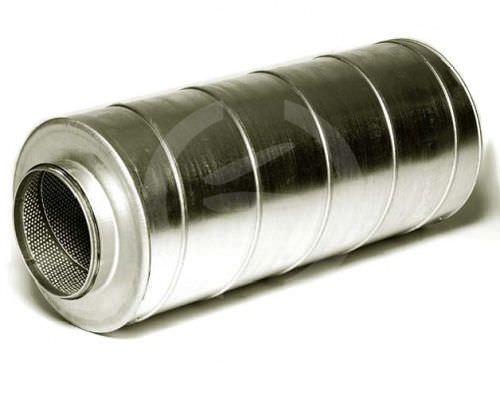 ventilation silencer / for air ducts / tubular