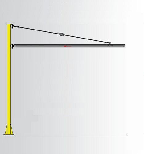 rotating jib crane / overbraced / pillar