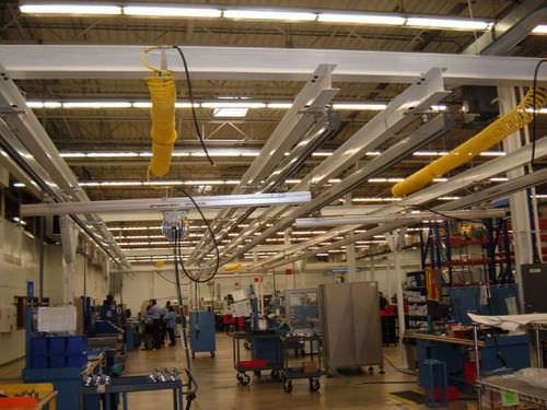 underslung overhead traveling crane