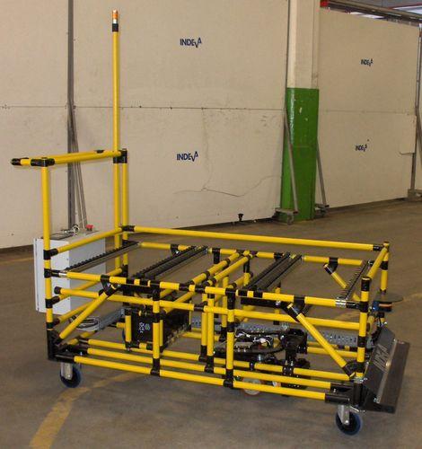 gravity automatic guided vehicle / for unloading / for loading