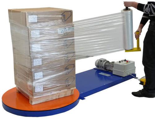 turntable stretch wrapper / manual / pallet / stretch film