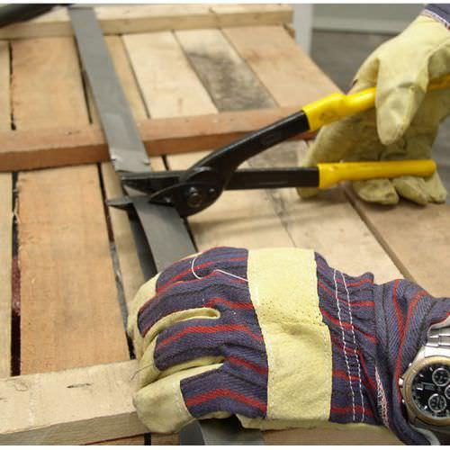 strap shear / manual / for metal sheets