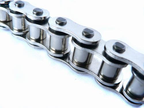 azimuth chain / roller / stainless steel / nickel-plated