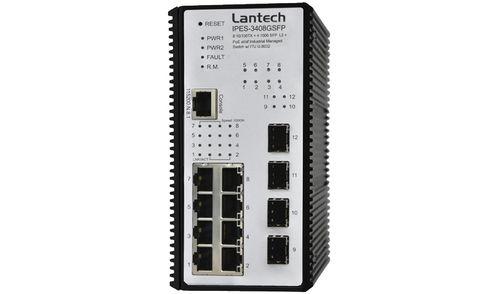 managed network switch / PoE / industrial / 8 ports