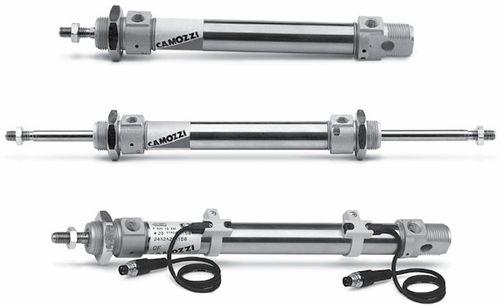 pneumatic cylinder / double-acting / single-acting / stainless steel