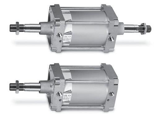 pneumatic cylinder / double-acting / standard / tie-rod