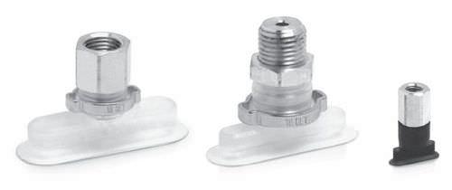 oval suction cup / flat / silicone