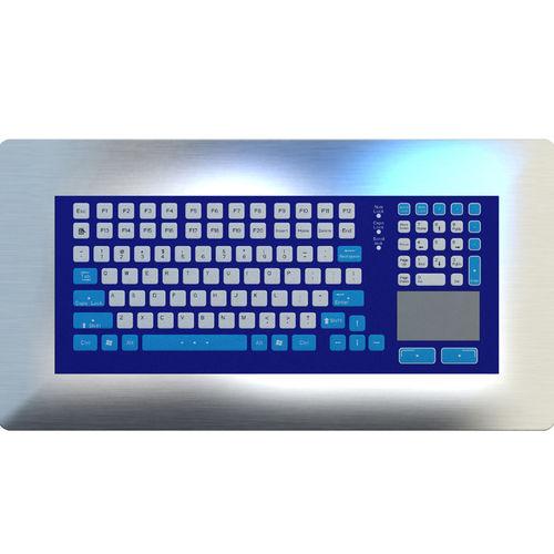 panel-mount keyboard / 101-104 keys / membrane / with touchpad