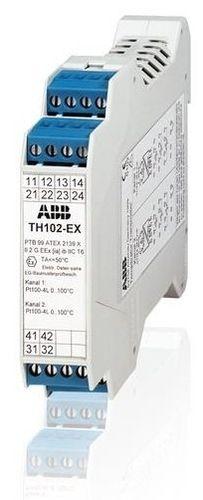 DIN rail mount temperature transmitter / RTD / HART / programmable