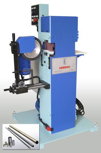 centerless grinding machine / belt / manual / beveling