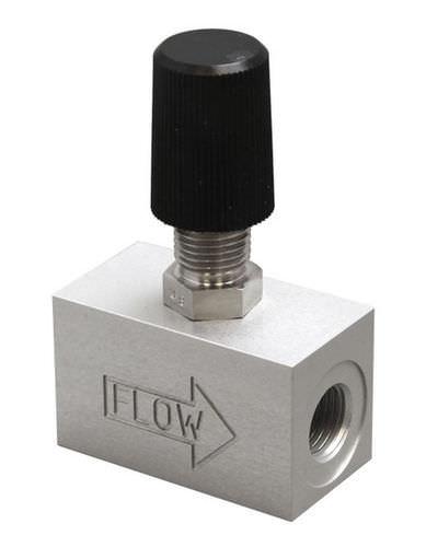 needle valve / flow-control / shut-off / for gas