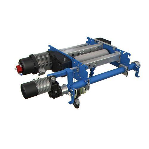 electric cable hoist / compact / double-rail