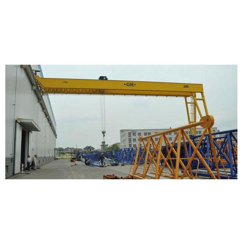 rail-mounted semi-gantry crane / for workshops