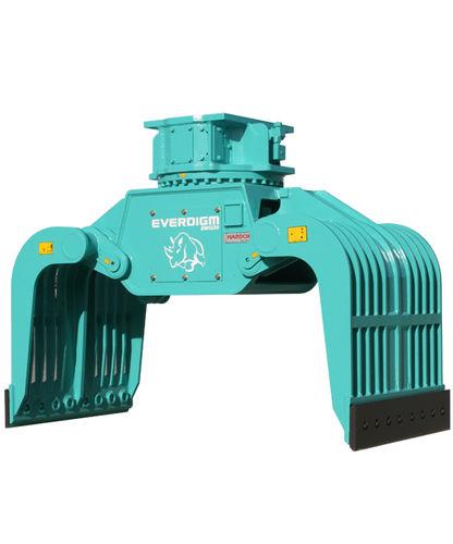 bunching grab / two-rope mechanical / for excavators