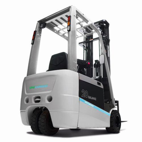 electric forklift / ride-on / compact / 3-wheel