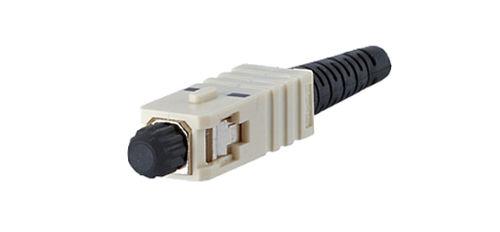 fiber optic connector / straight / multiple