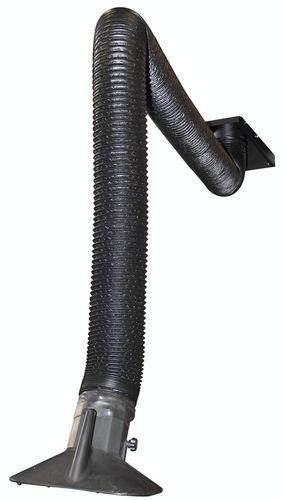 fixed extraction arm / flexible / for welding fumes / with hood