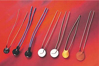 NTC thermistor / epoxy-encapsulated / for liquids / for gas