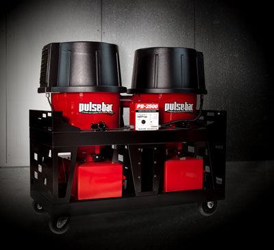 cyclone dust collector / pulse-jet backflow / mobile