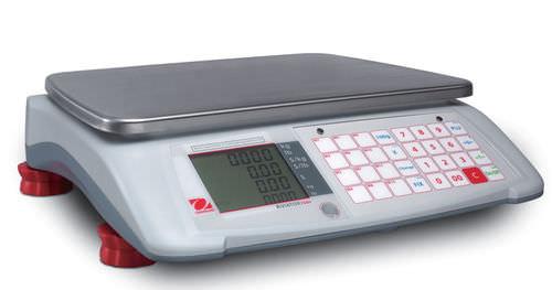 retail scales / with LCD display / stainless steel / POS