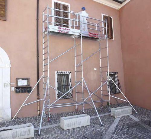 mobile scaffolding tower / modular / facade