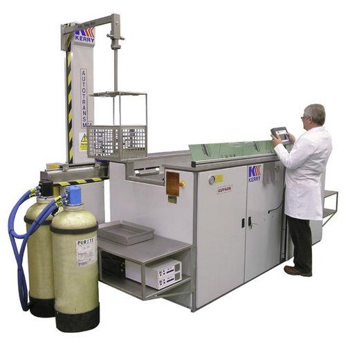 ultrasonic cleaning machine / manual / for the aeronautical industry / multiple-stage