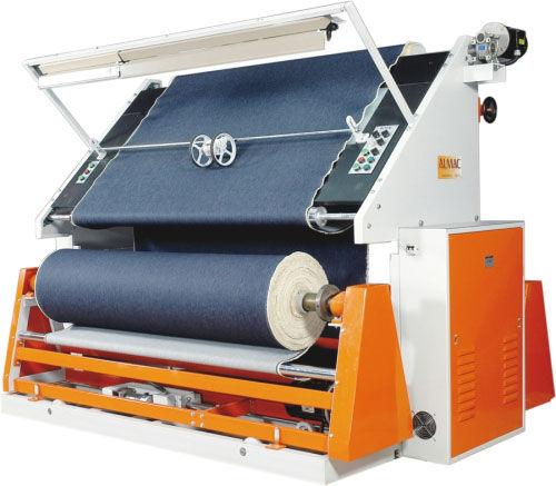 tensionless fabric inspection machine / with roll or plaiter / with platform