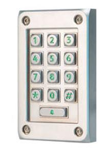 13-keys keypad / extruded metal housing / metal / backlit