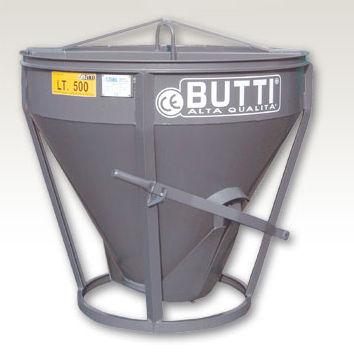 conical concrete skip / bottom-opening