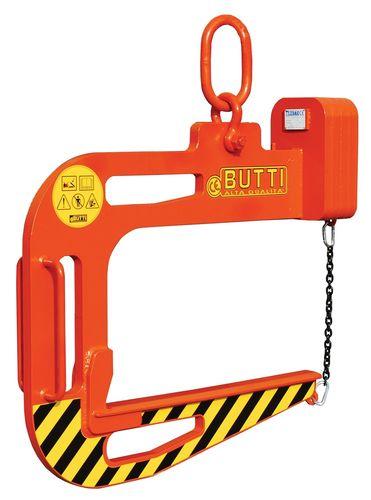 lifting hook / type C / with safety locking device / steel