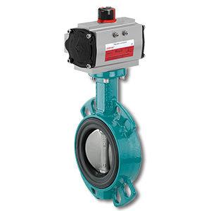butterfly valve / pneumatic