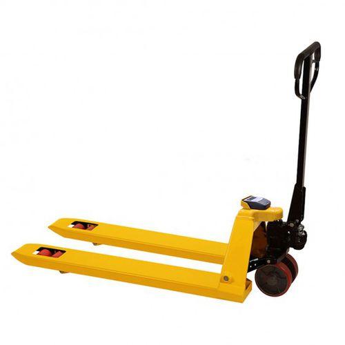 hand pallet truck / stand-on / scale / steel