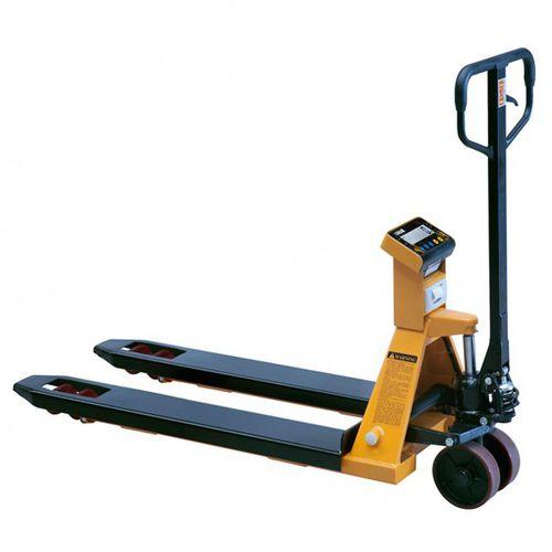 hand pallet truck / stand up control / scale / for industrial applications