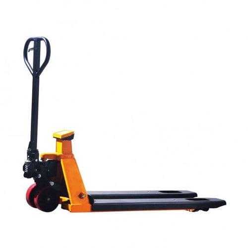 hand pallet truck / stand-on / scale / for warehouses