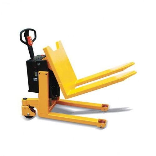 hand pallet truck / electric / stand-on / loading