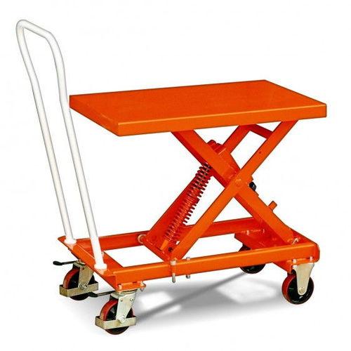 scissor lift table / pneumatic / mobile / loading dock